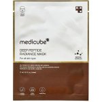 MEDICUBE Deep Peptide Radiance Mask Rozjasňující peptidová maska 27 ml – Zboží Dáma