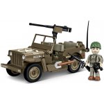 COBI 3133 World War II Americký ozbrojený terénní automobil Jeep Willys MB – Zboží Dáma