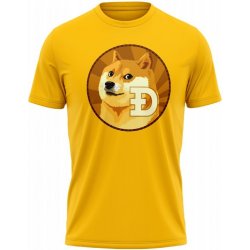 MemeMerch tričko Dogecoin gold