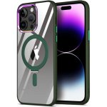 Pouzdro SES Plastové MagSafe se stojánkem Apple iPhone 14 Pro - tmavě zelené – Zboží Mobilmania