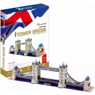 CubicFun 3D puzzle National Geographic: Tower Bridge 120 ks – Zbozi.Blesk.cz