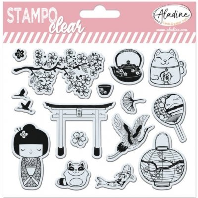 Aladine Gelová razítka Stampo Clear Japonsko – Zboží Dáma