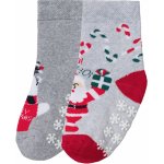 lupilu Chlapecké vánoční ponožky, 2 páry (19/22, pruhy / navy modrá) – Zboží Mobilmania