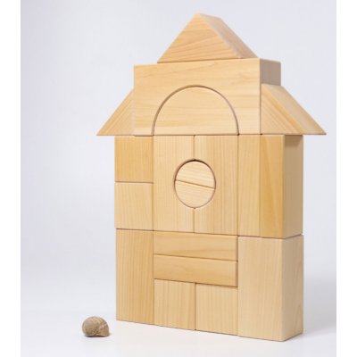 Grimm's GIANT stavebnice přírodní 19ks – Sleviste.cz