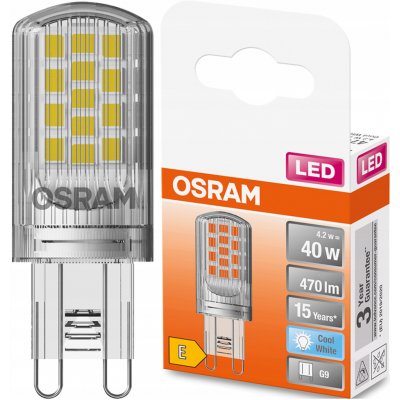 Osram LED PIN 40 G9 4,2W/840 studená – Zboží Živě