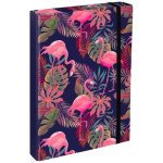 Baagl A4 Jumbo Plameňáci A-8269 modrá – Zboží Dáma