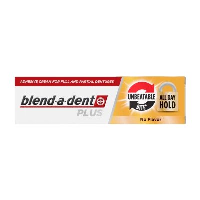 Blend-a-dent Plus adhezivní krém bezkonkurenční fixace bez fluoridů 40 g – Hledejceny.cz