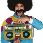 Guirca Nafukovací rádio retro 40x20 cm – Zboží Mobilmania