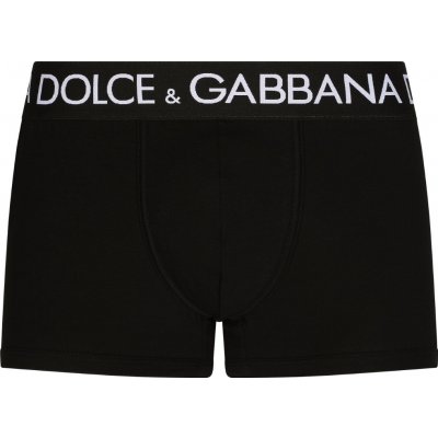 DOLCE & GABBANA Logo Black boxerky černá – Zboží Mobilmania