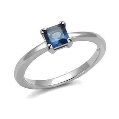 Šperky4U ocelový prsten s modrým kamenem AL 0081 – Zbozi.Blesk.cz