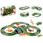 Mustar Variabilní dráha s dinosaury a tunelem 144 dílů – Zboží Mobilmania