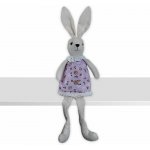 Zajíc textil 23/35cm růžová – Hledejceny.cz