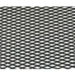 Hliníková mřížka do nárazníku, tahokov 100 x 25 cm, oko 12 x 5 mm, černá – Zboží Mobilmania