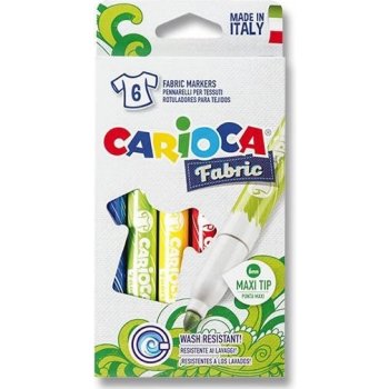 CARIOCA fixy na textil 6 ks