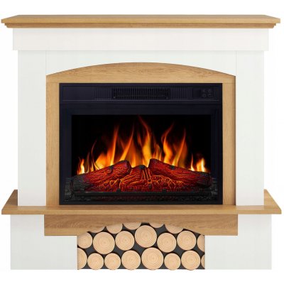 ArtiFlame 1800 W 98,5 x 90 x 30 cm bílý – Zboží Dáma