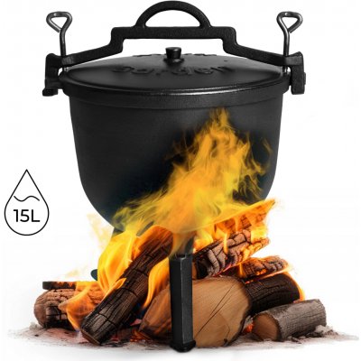 MultiGarden Litinový kotlík SUMO 15 l černý – Hledejceny.cz