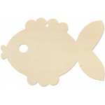 LYMFY Ryba 12x8cm přírodní dřevo – Hledejceny.cz
