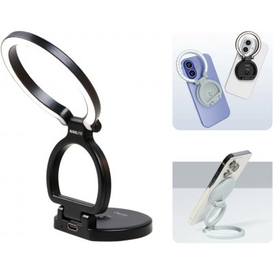 Nanlite Lumo LED Phone Ring Light Polar Black – Zboží Živě