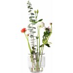 Váza IKEBANA 13 cm, stříbrná, sklo, Fritz Hansen – Hledejceny.cz