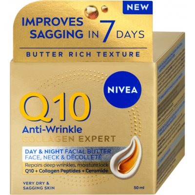 Nivea Q10 Collagen Expert pleťové máslo 50 ml – Zboží Mobilmania
