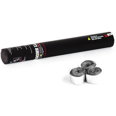 Tcm Fx Ruční dělo na konfety-serpentýny 40cm stříbrné konfety – Zboží Dáma