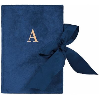 Albi Blok s mašlí písmeno A modrý 15 x 21 cm – Zboží Mobilmania