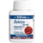MedPharma Železo 20 mg+Vitamín C 37 tablet – Hledejceny.cz