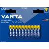 Baterie primární Varta High E Longlife Power AAA 10ks 2441171