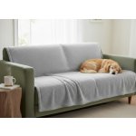 Mybesthome Přehoz na sedačku - pohovku - deka KARIN světle šedá 170x210 cm – Zboží Dáma