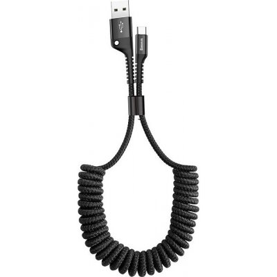 Baseus 1BA2404 Spring-loaded USB-C cable, 2A, 1m, černý