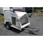 Přívěs na přepravu 3 psů Tomplan DOG 3 SP 750kg+ el. větrání + zav. prostor – Zbozi.Blesk.cz
