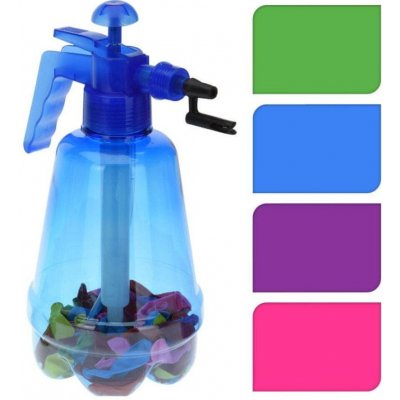 FEBO pumpička na vodní bomby 1,7l + balonky 100ks mix barev – Zboží Mobilmania