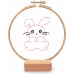 Stoklasa Dětská vyšívací sada s předtištěným motivem 940199/4 zajíc průměr 11cm – Hledejceny.cz
