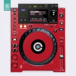 Doto Design Skin CDJ 900 FULL COLORS Aurora Red – Zboží Živě