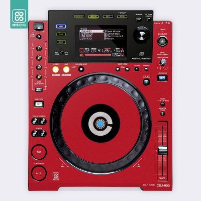 Doto Design Skin CDJ 900 FULL COLORS Aurora Red – Zboží Živě