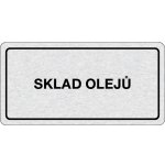Cedulka na dveře - Sklad olejů – Zboží Dáma