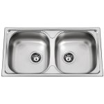 Sinks RDOKM78043525V OKIO 780 DUO V 0,5mm matný – Hledejceny.cz