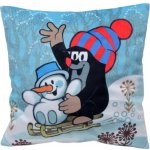 Polštář Krtek zima 25x25 – Zboží Dáma