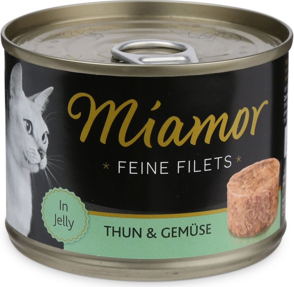 Miamor Feine Filets v želé s tuňákem a zeleninou 24 x 185 g