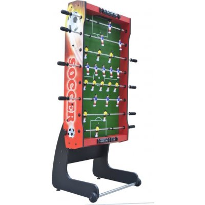 Stolní fotbal 121 x 61 x 81 cm Inlea4Fun červený – Zboží Mobilmania