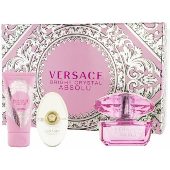 Versace Bright Crystal Absolu EDP 50 ml + EDP 10 ml + 50 ml tělové mléko dárková sada