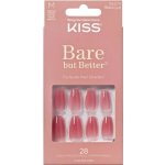 Kiss gelové nehty Bare But Better Nails Nude Nude 28 ks – Hledejceny.cz