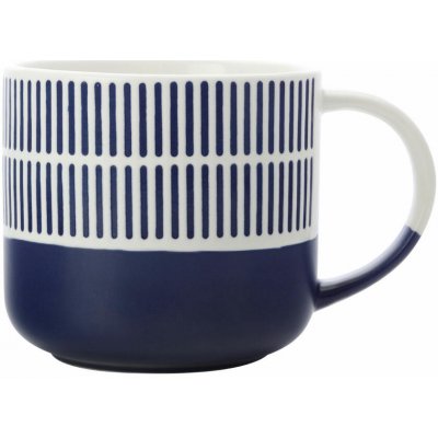 Maxwell & Williams Arches Mug hrnek na kávu šálek porcelán tmavě modrá 400 ml – Hledejceny.cz