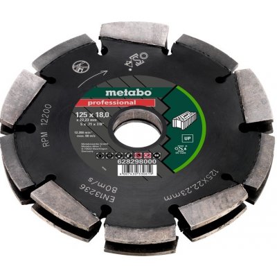 Frézovací kotouč Metabo 2, 125x18x22,23mm, „professional“ – HobbyKompas.cz