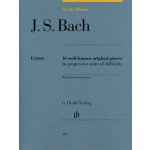 At The Piano J. S. Bach noty pro klavír 16 známých originálních skladeb v postupném pořadí obtížnosti s praktickými komentáři – Zboží Dáma