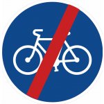 Konec stezky pro cyklisty Dopravní značka 500 mm kruh – Zbozi.Blesk.cz