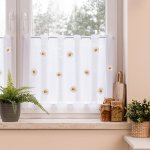 Vitrážová záclona Kopretina bez obšití 47 – Hledejceny.cz