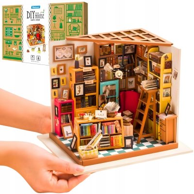 RoboTime miniatura domečku Knihovna – Hledejceny.cz