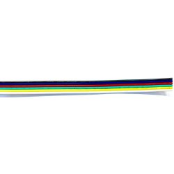 Ledshopik RGBCCT kabel 6-žílový plochý