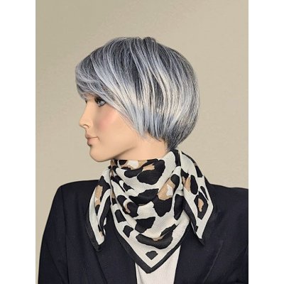 Classic Scarf Smetanový šátek s leopardím vzorem srsti viskóza – Sleviste.cz